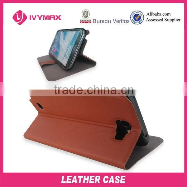 stand mobile leather case for samsung galaxy note2 n7100