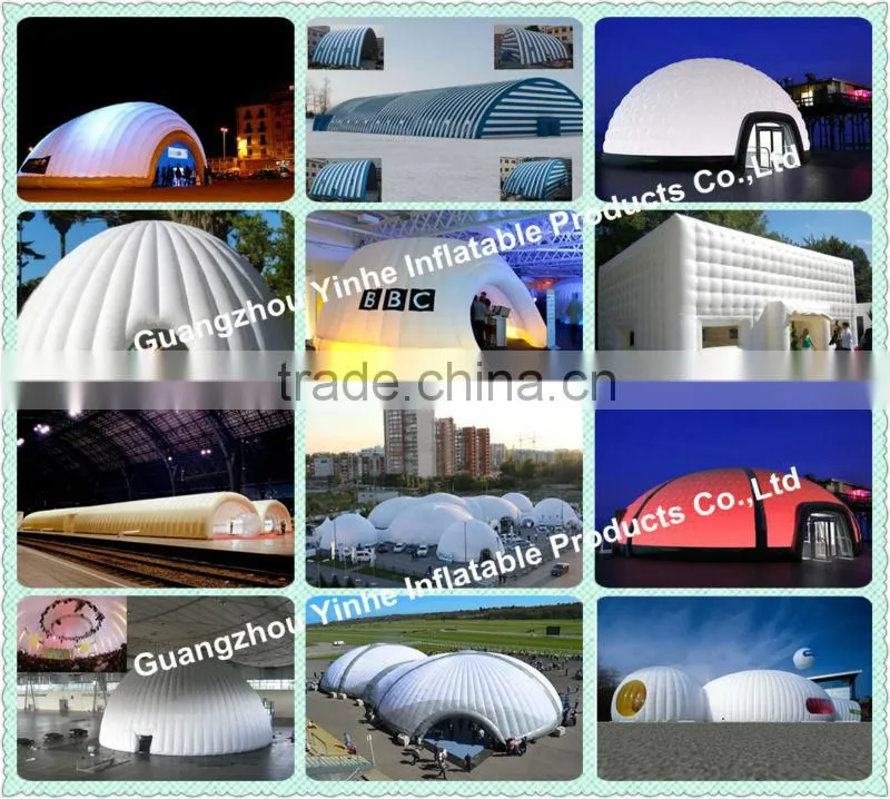 inflatable tent, inflatable projection dome tent, inflatable planetarium dome tent