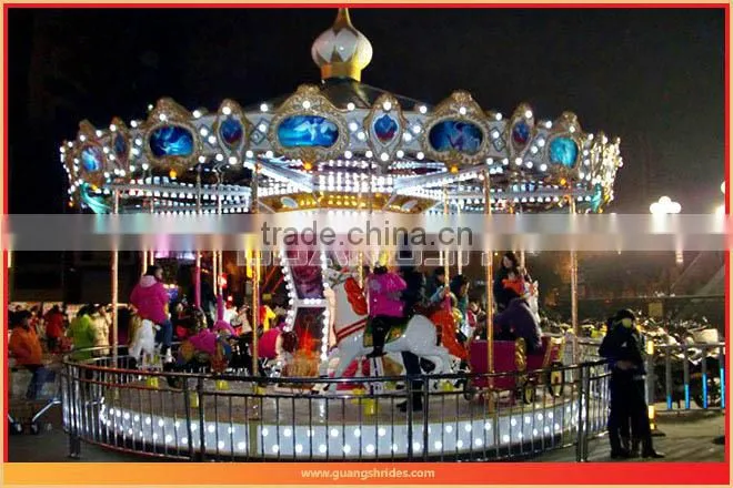 amusement park design merry go round ride for kids