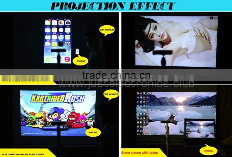 Shenzhen Factory Super Mini projector with tv tuner