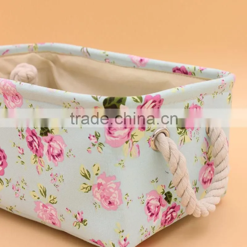 WBF-1: Roda wholesale Cotton and linen storage box, square storage box,home storage box,desktop cosmetic storage box