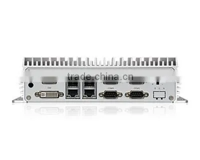 Industrial fanless mini PC,Intel Atom D2500 dual-core processor,2*RJ45,6*USB,6*RS232/RS485,,Mini-PCIe