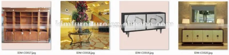 Wooden hotel lobby table IDM-CO022