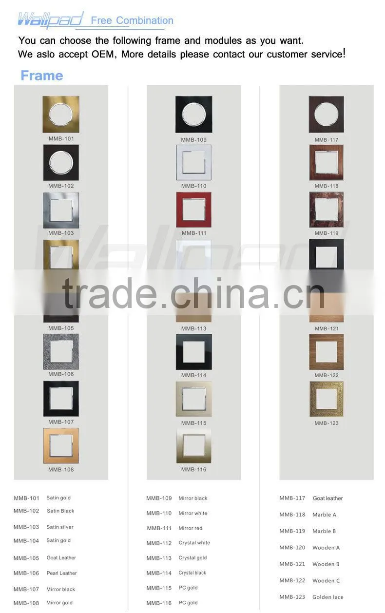 Black Crystal Glass16A 110-250V 1 Gang intermediate Switch Push Button Swtich Light Wall Switch