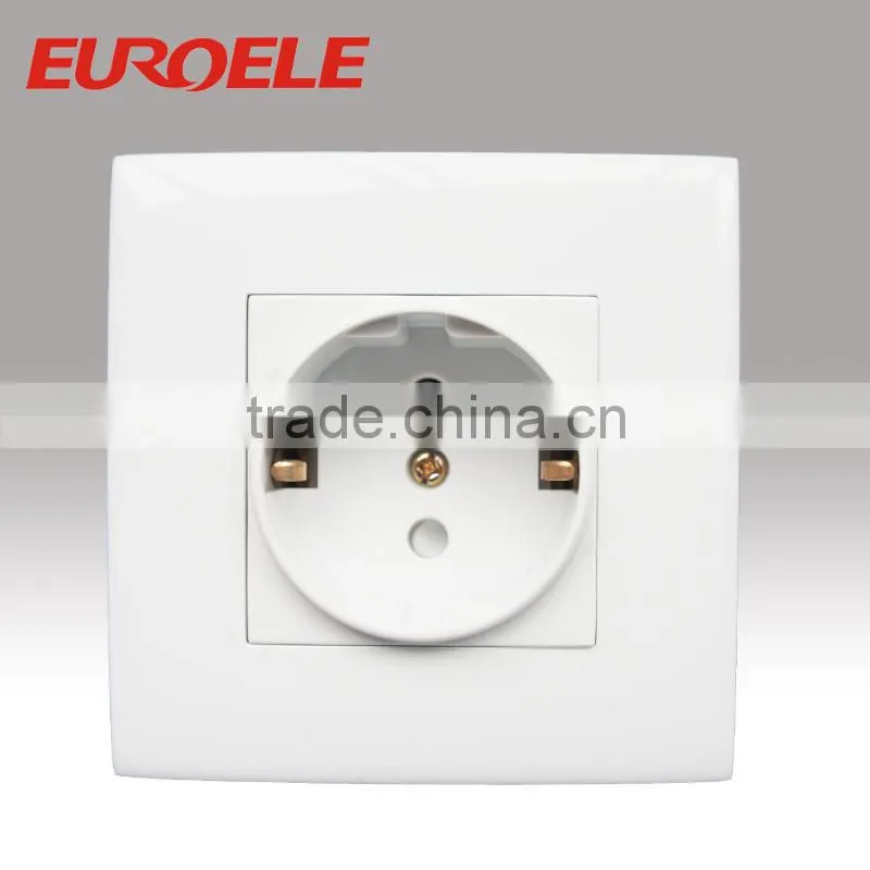 E-13 Europe One gang schuko socket