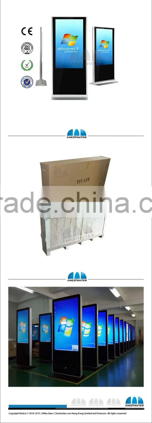 2016 Most creative shenzhen advertising product with 1year Warranty and digital signage software ,internet advertising player