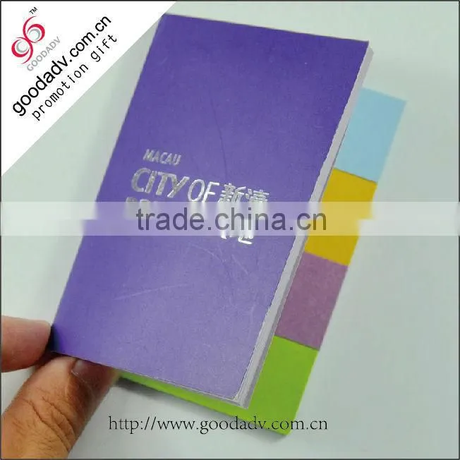 Beautiful design colorful custom tear-off calendar/notepad printing