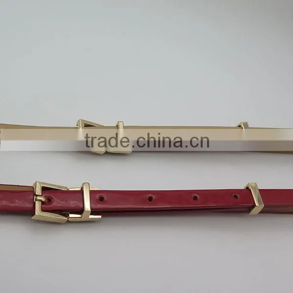Simple skinny belt for jeans and dress