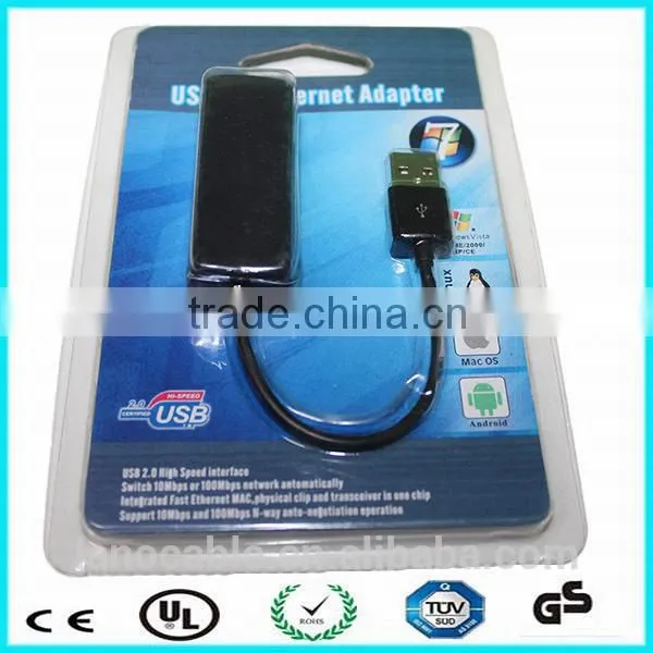 20cm driver free 10/100Mbps AX88772B 5pin to rj45 lan adapter