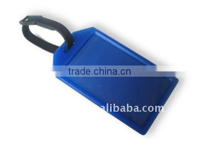 Plastic hangbag tag