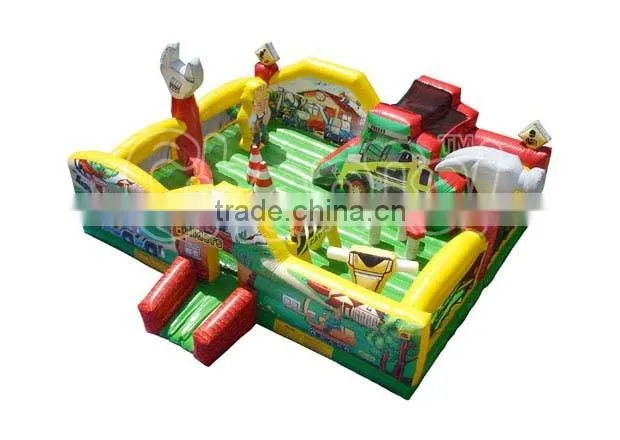Little Builders Toddler Zone Inflatable Fun City Inflatable Playground Bouncers Zone