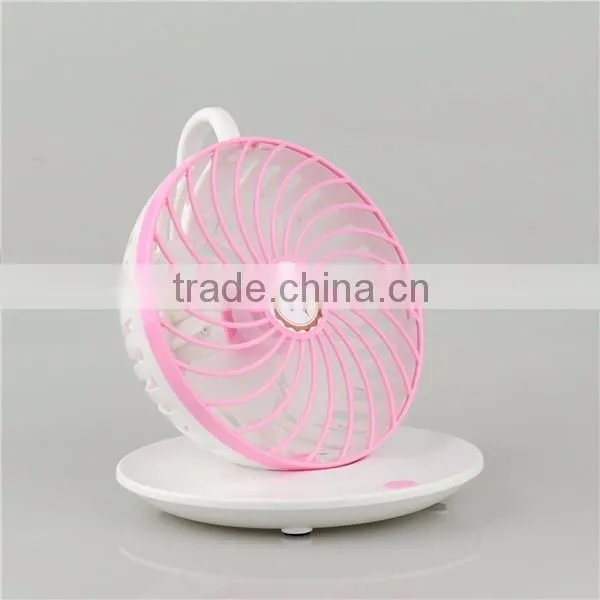 Slide-Proof Plate Coffee Cup Shaped Fan