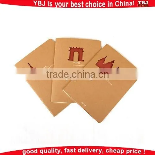 OEM custom kraft paper notebook kraft paper blank notebook brown paper notebook