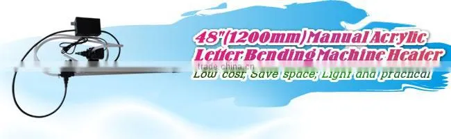 1200mm Manual Acrylic Light Box Plastic PVC Bending Machine Heater, 1-6mm Thickness