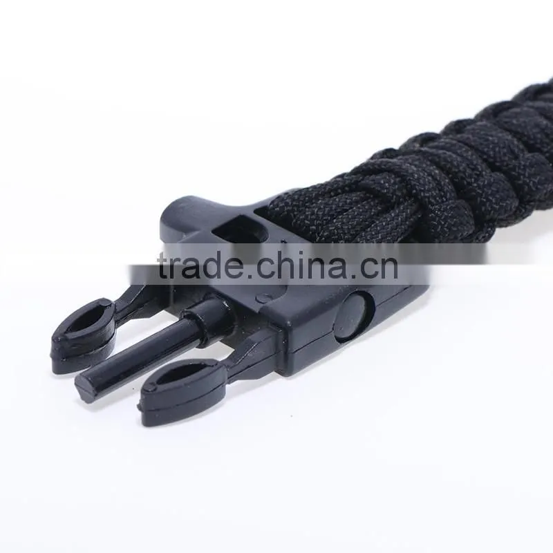 Hot sale bracelet handmade weave parachute rope compass bracelet