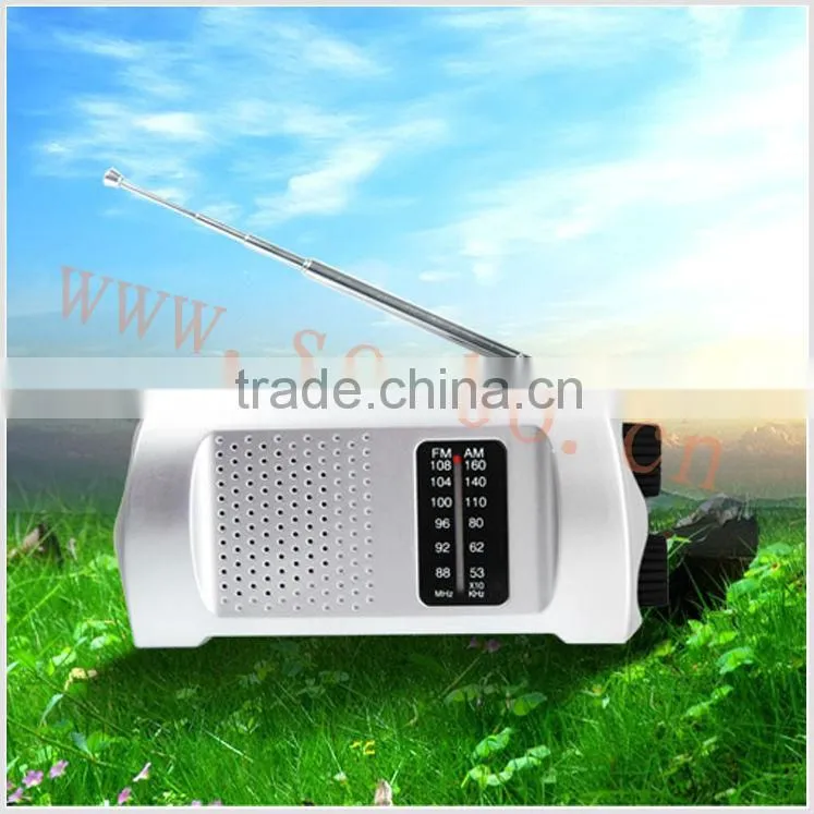 Home portable am fm radio, am fm portable radio dynamo hand cranking