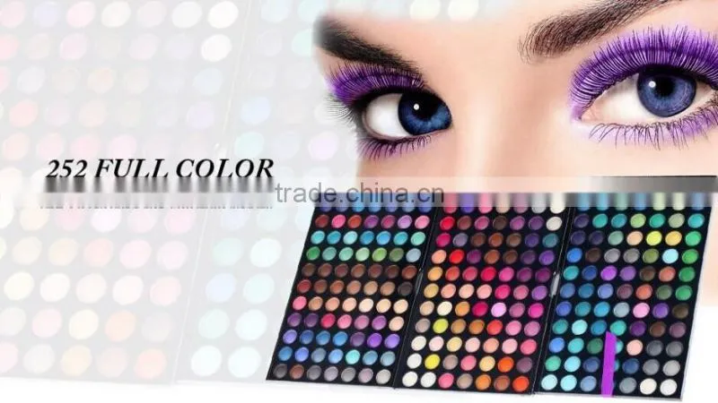 Professional 252 Full Color Natural Eyeshadow Matte Eye Shadow Palette Portable Branded makeup kits