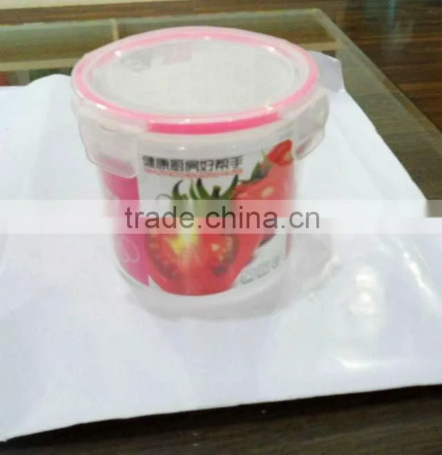 Plastic round food storage container,crispers ,keep food fresh