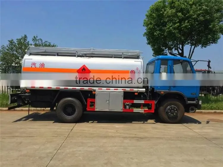High quality Dongfeng 4*2 4Tons capacity fuel tank truck
