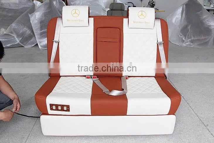 Rear 3 seater sofa parts with recliner for motor homes MPV