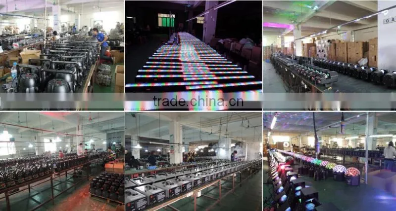 CE RoHS 4/8CH DMX512 12w RGBW LED effect light