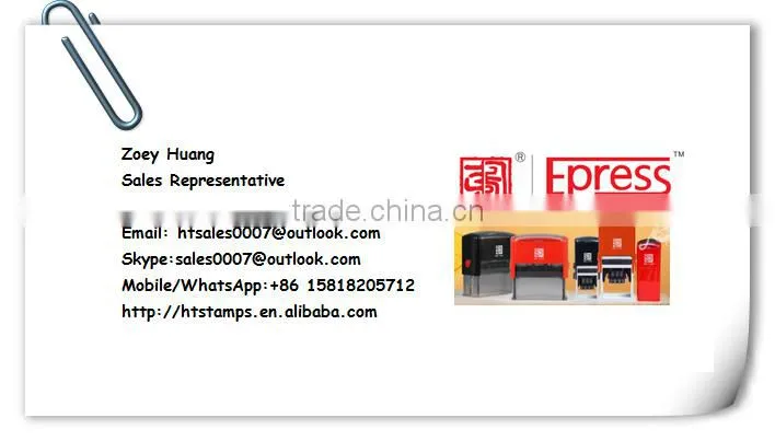Self-inking stamp, digital time stamp ,self-inking rubber date stamp