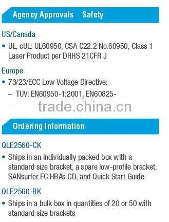 QLogic 8Gb Fibre Channe PCIe l Host Bus Adapter QLE2560