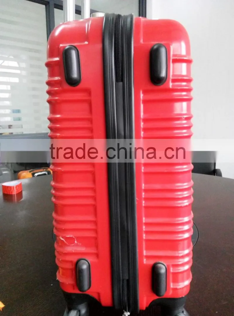 Eminent beautiful colorful ABS+PC 3 piece rolley luggage set