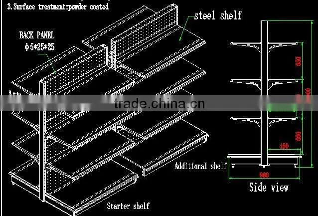 Retail Store or Department Store Shelf