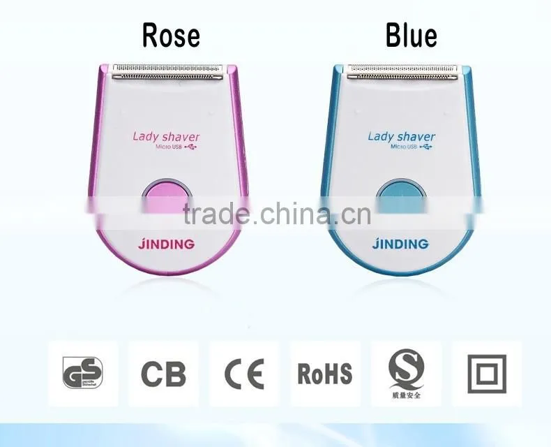 Lady Shaver For Hair Removing Blade With USB Cable