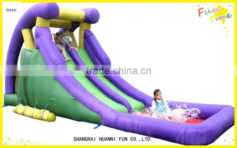 2016 New Design Hot Summer fun tool Inflatable Water Slide and Pool