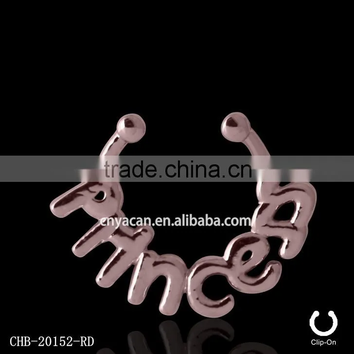 Hot Saling Non-piercing Septum Nose Clip-on Open Nose Ring