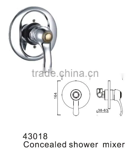 IN-WALL shower faucet concealed shower water tap