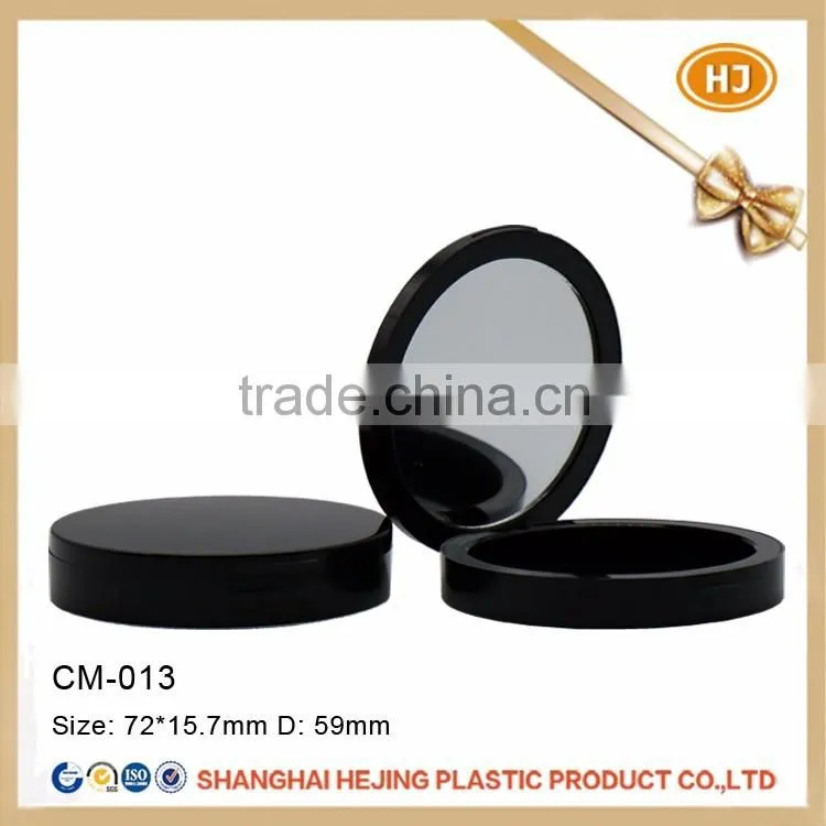 Magnetic pressed blusher case with mirror