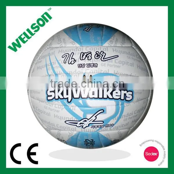 Signature volleyball for fans