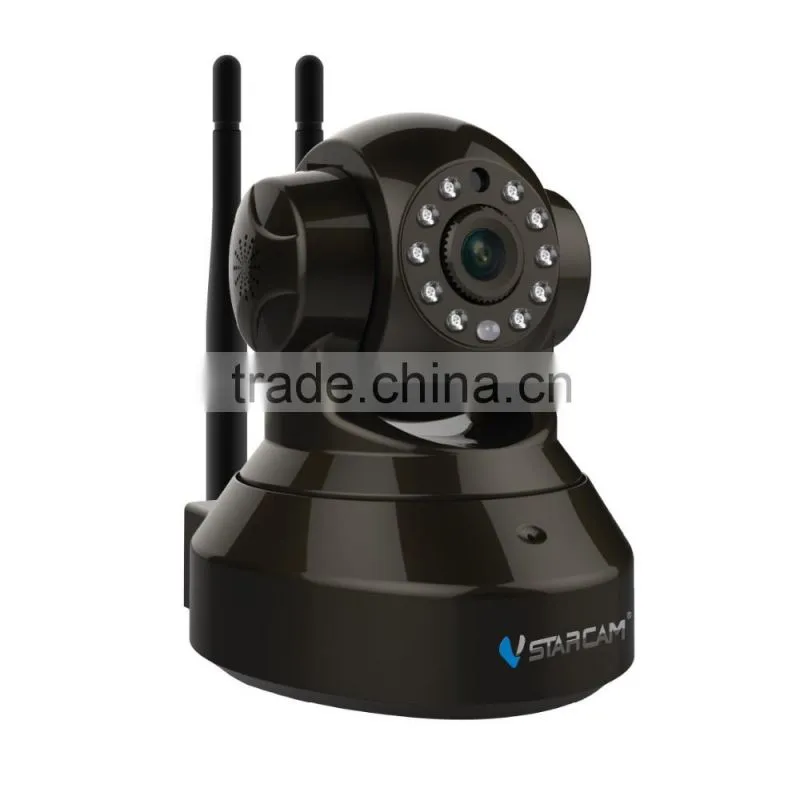 VStarcam 2015 720P ONVIF 2.4 RF433 Dual dBi antenna wifi alarm camera