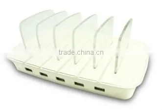 2015 the newest 5v/10A 5 output universal usb charger with smart IC