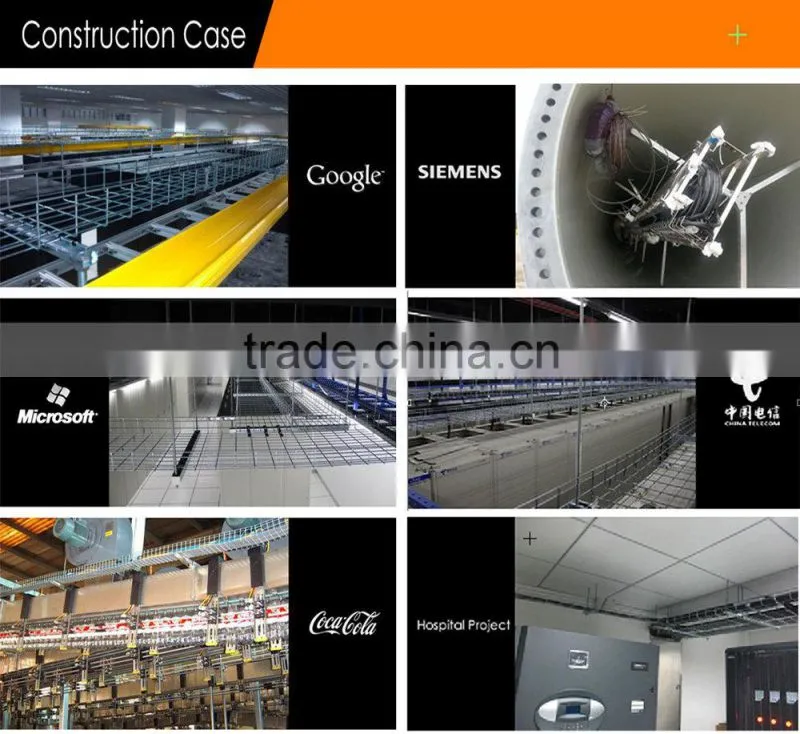 Electro Galvanized Wire Mesh Cable Tray with CU CUL CE Certificated