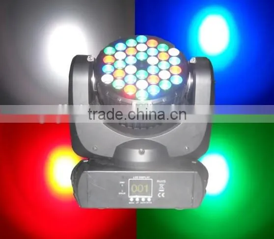 36x3w RGBW Cree Led moving head lights