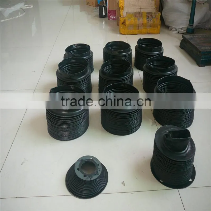 accordion cnc covers flexible nylon bellows cover waterproof fireproof anti-corrosion