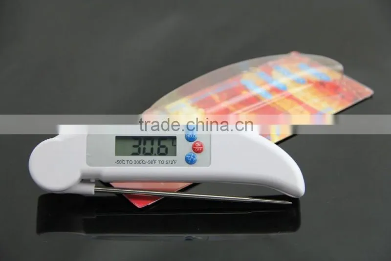 Long Probe LCD Screen Digital Stainless Baby Milk BBQ Meat Cooking Thermometer with Instant Read