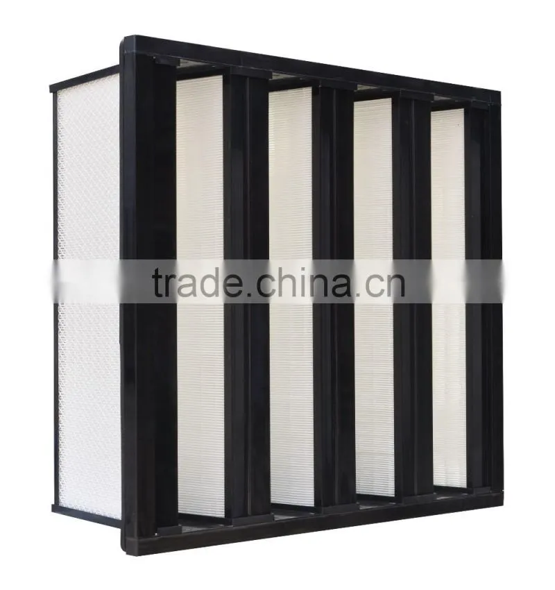 Plastic Frame V bank filter F8