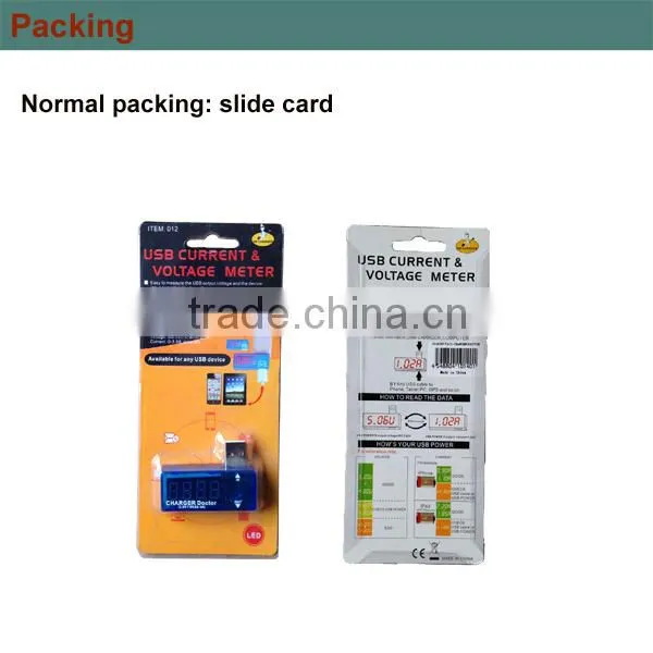 New style portable USB power current and voltage tester