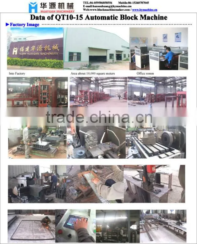 China famous factory who make the Small Scale Industries Machine for QT3-25 concrete block making machine