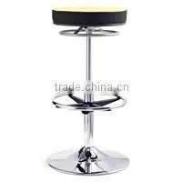 HY3004-1 Swivel Dental Bar Stool Whtie PU Leather Upholstery