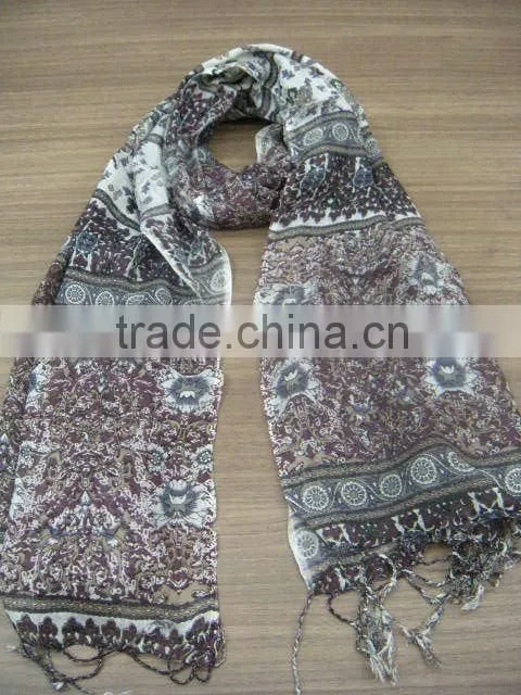 Rayon Printed Women Scarfs/Scarves/Fashion 2013