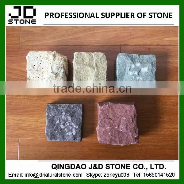 red sandstone bricks and sandstone cobbles for sale