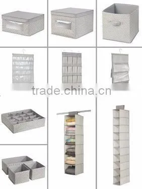 Most Popular Household Storage Plastic Fold up Boxes with Handle