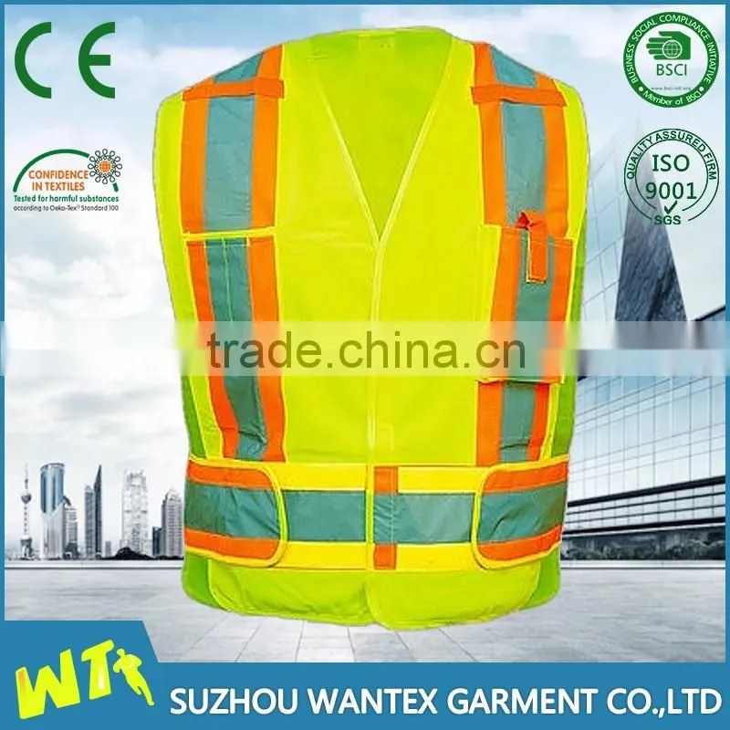 wholesale reflective vest working vest cheap reflective vest customed safety working vest