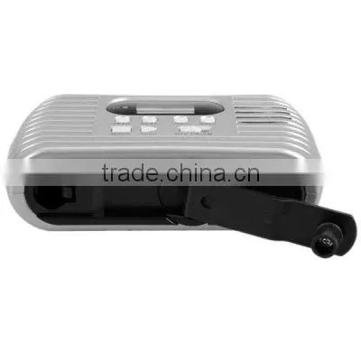 solar power dynamo rechargeable led flashlight